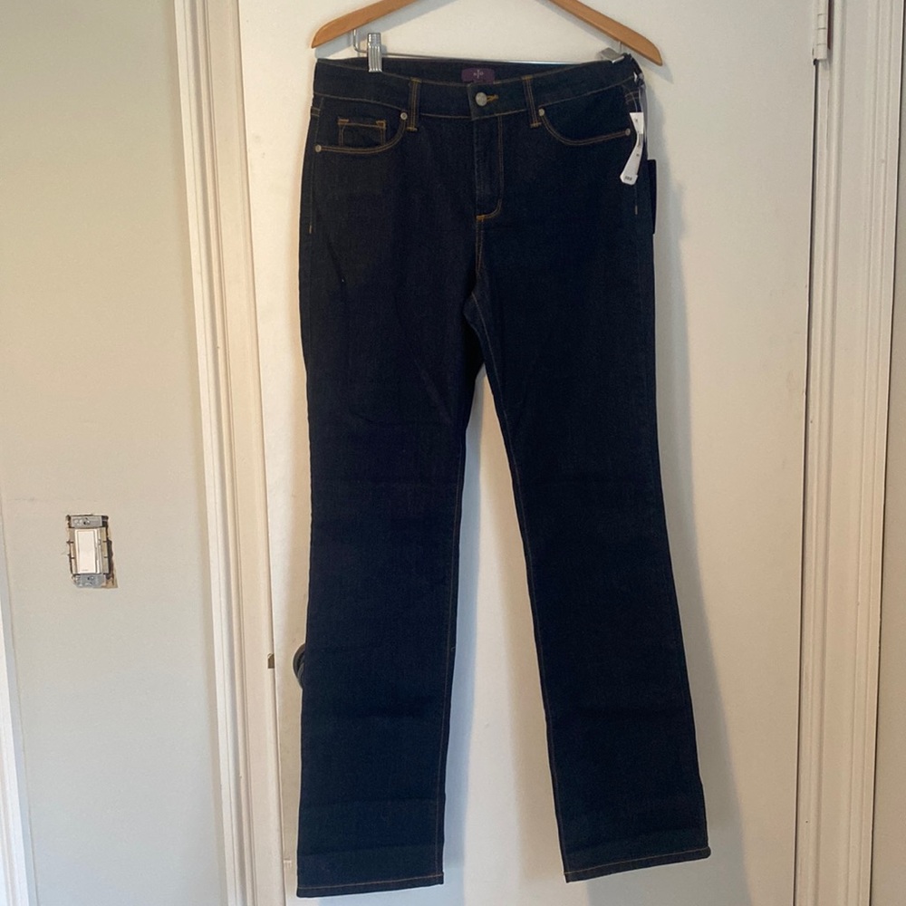 NWT Not your daughters jeans straight leg size 12